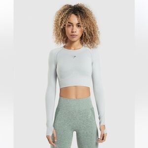 Gymshark FLEX SPORTS LONG SLEEVE CROP TOP